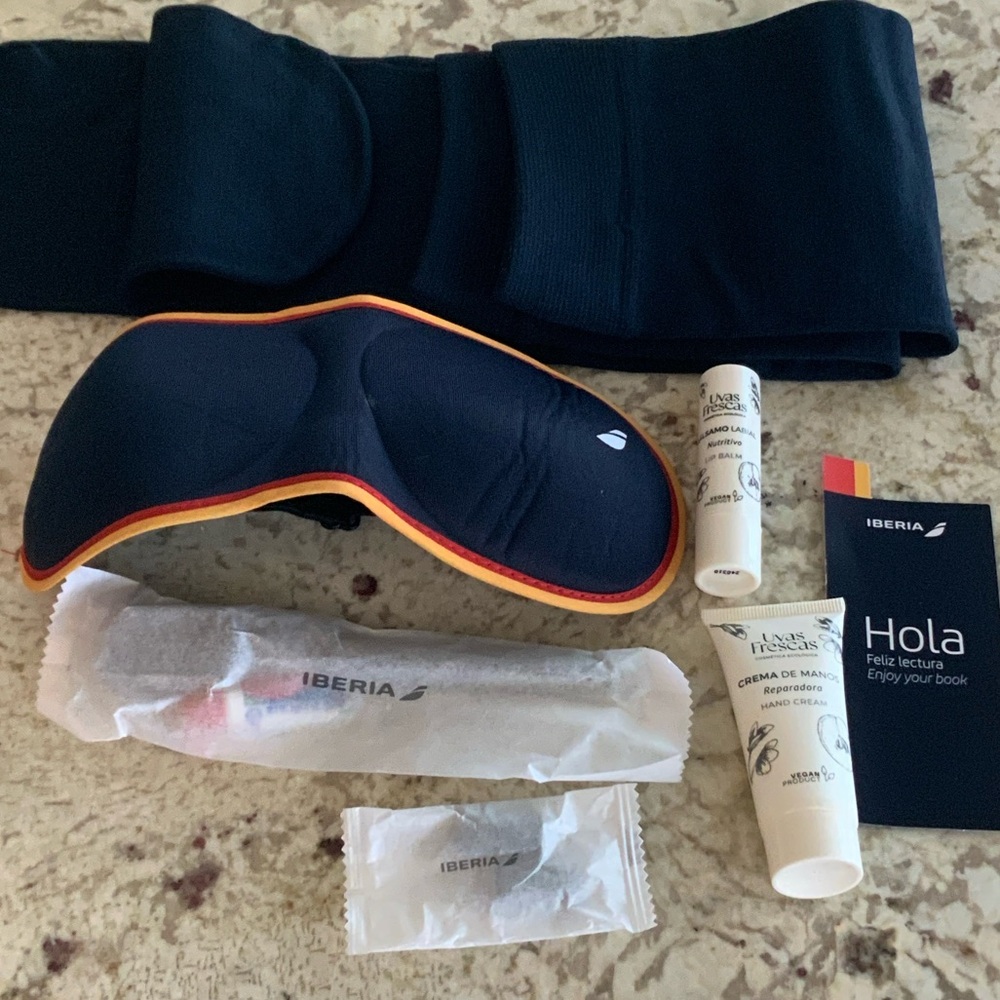 Iberia Travel Amenity Kit with Eye Mask
